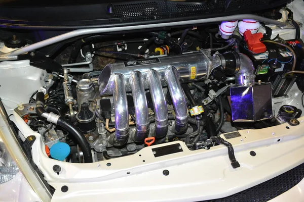 Pasay Mar Honda Jazz Engine Jdm Underground Car Show Березня — стокове фото