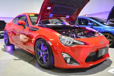 Pasay, PH - MAR 4 - Toyota 86 JDM Yeraltı Araba Fuarı 4 Mart 2023 tarihinde Pasay, Filipinler 'de. JDM Underground, Filipinler 'de düzenlenen bir otomobil fuarıdır..