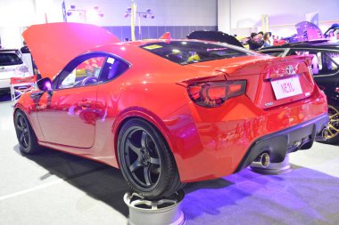 Pasay, PH - MAR 4 - Toyota 86 JDM Yeraltı Araba Fuarı 4 Mart 2023 tarihinde Pasay, Filipinler 'de. JDM Underground, Filipinler 'de düzenlenen bir otomobil fuarıdır..