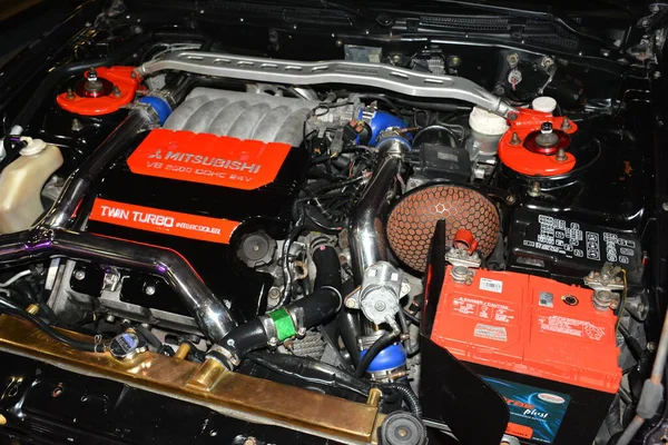 Pasay Mar Mitsubishi Legnum Engine Jdm Underground Car Show Marzo — Foto Stock