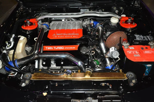 Pasay Mar Mitsubishi Legnum Engine Jdm Underground Car Show Marzo — Foto Stock