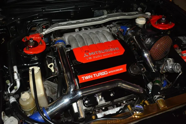 Pasay Mar Mitsubishi Legnum Engine Jdm Underground Car Show March — Fotografia de Stock