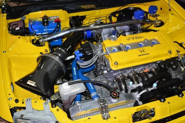 Pasay Mar Honda Civic Mugen Engine Jdm Underground Car Show — стокове фото