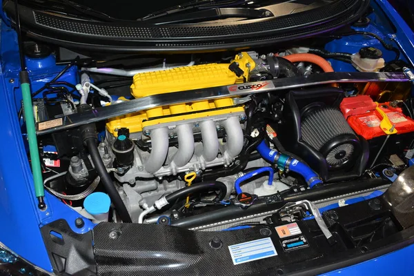 Pasay Mar Двигатель Honda Crz Автосалоне Jaguar Land Rover Марта — стоковое фото