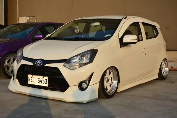 Paranaque Mar Toyota Wigo Sneaky Mods Car Meet March 2023 — Fotografia de Stock