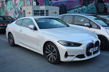 PARANAQUE, PH - MAR 18 - BMW 420i Veloce arabasında 18 Mart 2023 'te Paranaque, Filipinler' de buluş. Veloce, Filipinler 'de bir otomobil kulübü..