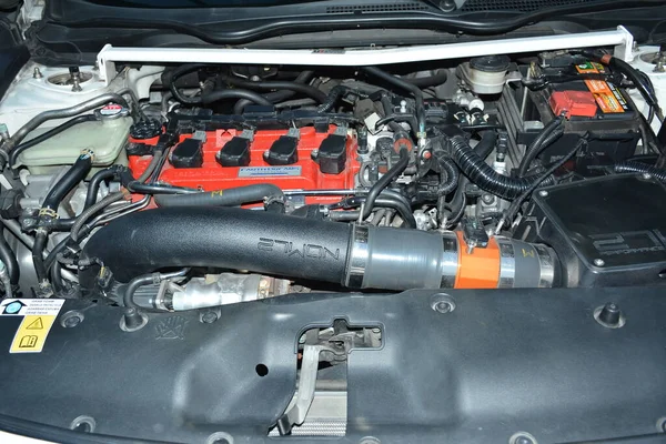 Paranaque Mar Honda Civil Engine Veloce Car Meet March 2023 — Φωτογραφία Αρχείου
