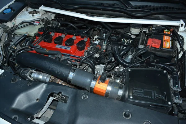 Paranaque Mar Honda Civil Engine Veloce Car Meet March 2023 — Φωτογραφία Αρχείου
