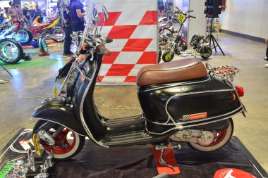 Pasay, PH - 25 Mart - Honda Giorno motorsiklet yarışları 25 Mart 2023 tarihinde Pasay, Filipinler 'de gerçekleşti. Inside Racing, Filipinler 'de bir motosiklet yarışması..