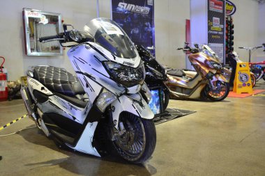 Pasay, PH-MAR 25 - 25 Mart 2023 tarihinde Pasay, Filipinler 'de Inside yarış bisikleti festivalinde sonraki pazar motosikleti. Inside Racing, Filipinler 'de bir motosiklet yarışması..