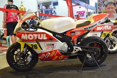 Pasay, PH-MAR 25 - 25 Mart 2023 tarihinde Pasay, Filipinler 'de Inside yarış bisikleti festivalinde sonraki pazar motosikleti. Inside Racing, Filipinler 'de bir motosiklet yarışması..