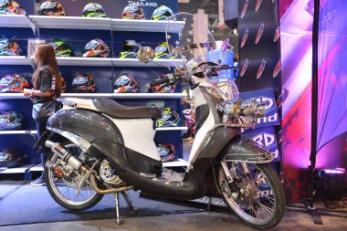 Pasay, PH-MAR 25 - Yamaha motosiklet yarışları 25 Mart 2023 tarihinde Pasay, Filipinler 'de gerçekleşti. Inside Racing, Filipinler 'de bir motosiklet yarışması..