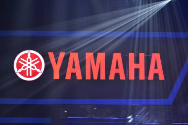 Pasay, PH - 25 Mart - Yamaha standı 25 Mart 2023 tarihinde Pasay, Filipinler 'de Inside yarış bisikleti festivalinde. Inside Racing, Filipinler 'de bir motosiklet yarışması..