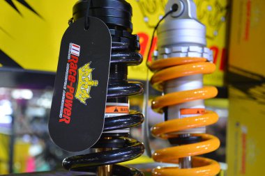 Pasay, PH - MAR 25 - 25 Mart 2023 'te Filipinler' in Pasay kentinde yarışan motorsiklet festivalinde güç emiciler. Inside Racing, Filipinler 'de bir motosiklet yarışması..