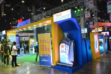 Pasay, PH - 25 Mart - 25 Mart 2023 tarihinde Pasay, Filipinler 'de İç Yarış Bisiklet Festivali' nde ön koltuk. Inside Racing, Filipinler 'de bir motosiklet yarışması..