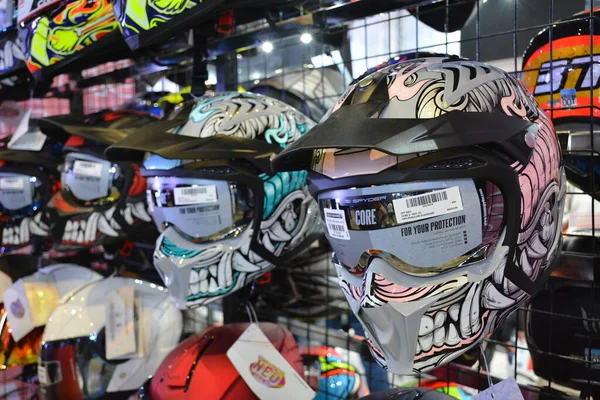 Pasay Mar Шлемы Spyder Мотофестивале Racing Bike Festival Марта 2023 — стоковое фото