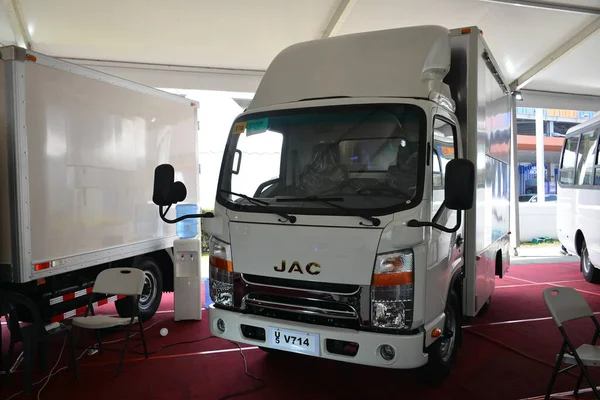 Pasay Apr Jac Delivery Truck Manila International Auto Show Aprile — Foto Stock