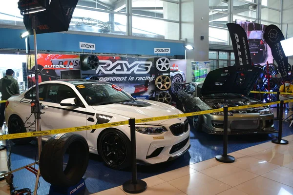 Пастер Апр Автомобіль Bmw Manila International Auto Show Квітня 2023 — стокове фото