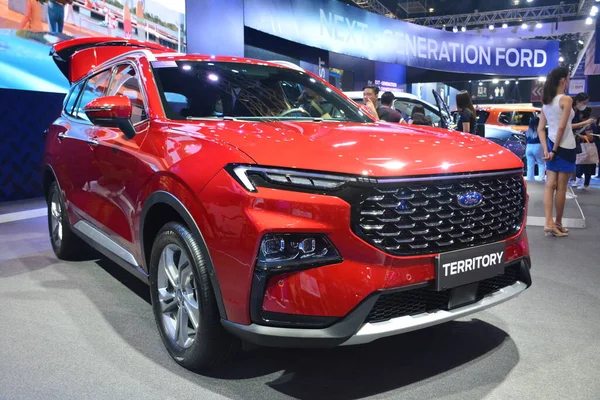 Stock image PASAY, PH - APR. 15 - Ford territory at Manila International Auto Show on April 15, 2023 in Pasay, Philippines. Manila International Auto Show is a annual car show event held in Philippines.