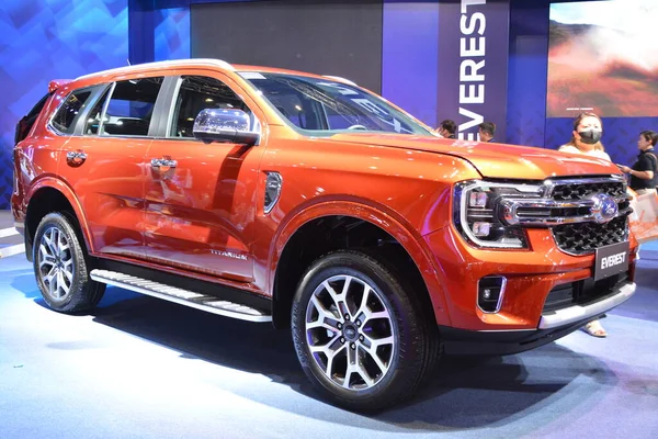 stock image PASAY, PH - APR. 15 - Ford everest at Manila International Auto Show on April 15, 2023 in Pasay, Philippines. Manila International Auto Show is a annual car show event held in Philippines.