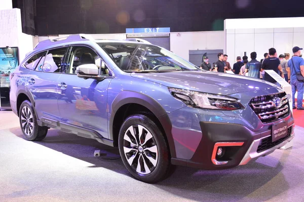 stock image PASAY, PH - APR. 15 - Subaru outback at Manila International Auto Show on April 15, 2023 in Pasay, Philippines. Manila International Auto Show is a annual car show event held in Philippines.