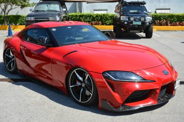 Pasay, PH - 6 Mayıs - Toyota supra gazoo yarışı 6 Mayıs 2023 tarihinde Pasay, Filipinler 'de. Toyota Grubu 20, Filipinler 'de düzenlenen bir otomobil yarışması..