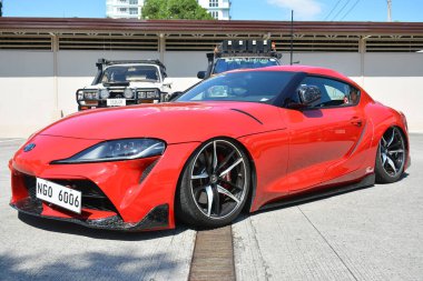 Pasay, PH - 6 Mayıs - Toyota supra gazoo yarışı 6 Mayıs 2023 tarihinde Pasay, Filipinler 'de. Toyota Grubu 20, Filipinler 'de düzenlenen bir otomobil yarışması..