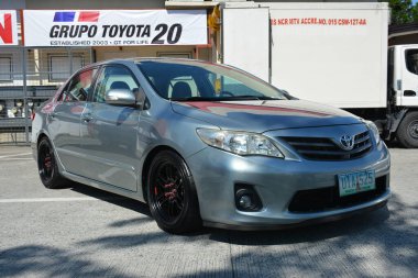 Pasay, PH - 6 Mayıs - Toyota corolla Toyota grubunda 6 Mayıs 2023 tarihinde Pasay, Filipinler 'de. Toyota Grubu 20, Filipinler 'de düzenlenen bir otomobil yarışması..