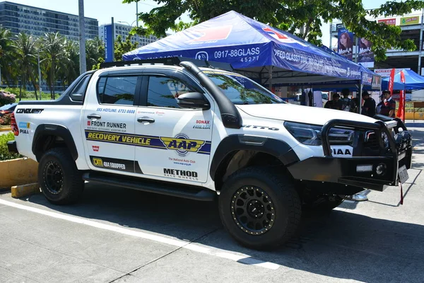 stock image PASAY, PH - MAY 6 - Toyota hilux at Toyota group 20 on May 6, 2023 in Pasay, Philippines. Toyota group 20 is a car meet event held in Philippines.