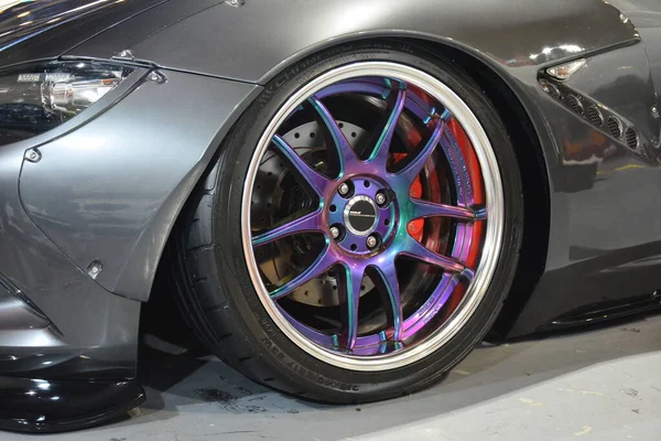 Pasay Května Mazda Miata Wheel Trans Sport Show May 2023 — Stock fotografie