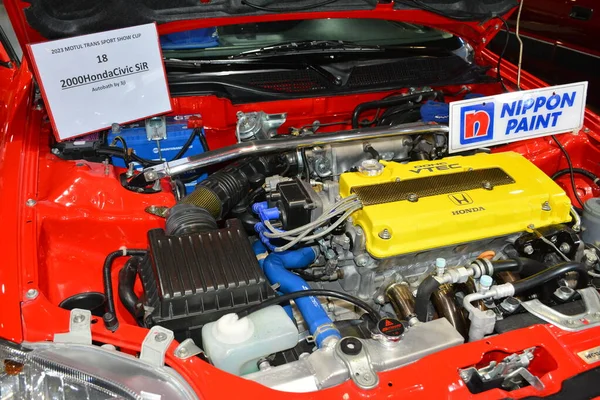 Pasay Maio Honda Civic Engine Trans Sport Show May 2023 — Fotografia de Stock