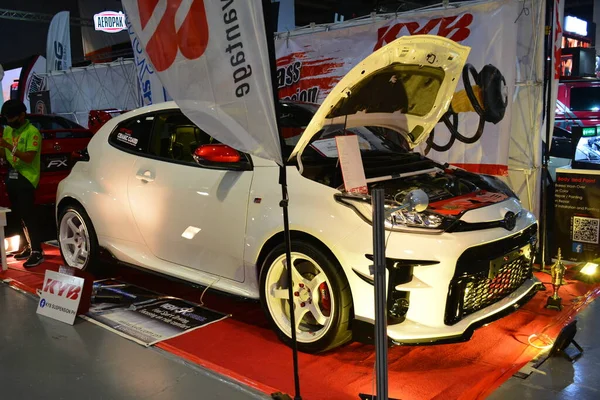 Pasay Mayo Toyota Yaris Gazoo Racing Trans Sport Show Mayo — Foto de Stock