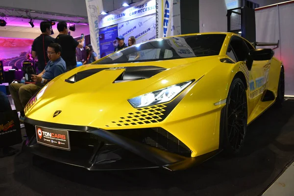 Pasay May Lamborghini Sto于2023年5月21日在菲律宾帕萨伊举行的横贯体育展览上 跨行业车展是菲律宾一年一度的售后车展 — 图库照片