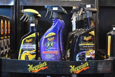 Pasay, PH - 21 Mayıs - Meguiars at Trans Sport Show 21 Mayıs 2023, Pasay, Filipinler. Trans Sport Show, Filipinler 'de düzenlenen yıllık bir pazarlama sonrası araba fuarıdır..