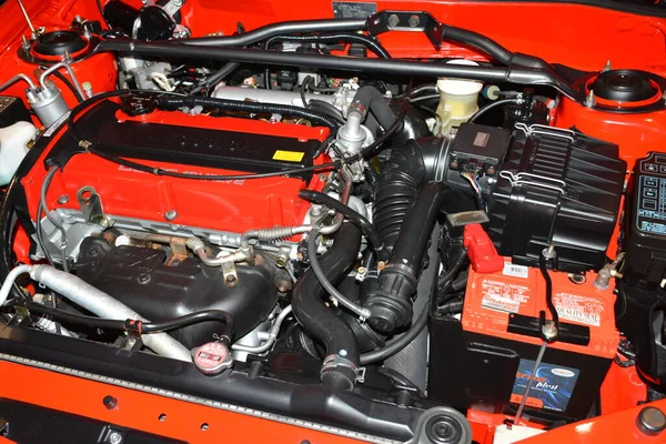 Pasay Maio Mitsubishi Lancer Evolution Engine Trans Sport Show May — Fotografia de Stock