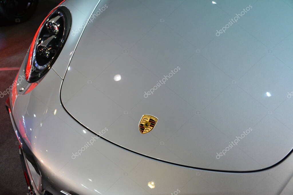 PASAY, PH - MAY 21 - Porsche 911 turbo s at Trans Sport Show on May 21, 2023 in Pasay, Philippines. Trans Sport Show is a annual aftermarket car show event in Philippines.