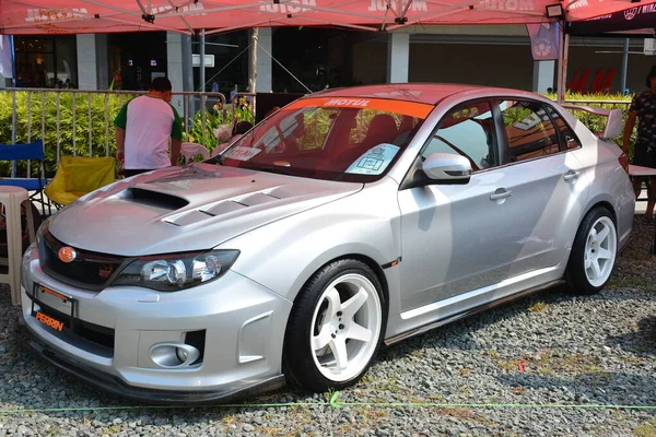 Quezon City Mai Subaru Wrx Auf Der Autoshow Bumper Mai — Stockfoto