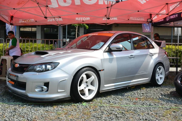 Quezon City Mayıs Bumper Tampon Araba Fuarında Subaru Wrx Mayıs — Stok fotoğraf