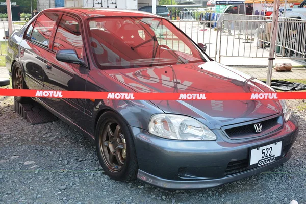 Quezon City May Honda Civic Bumper Bumper Car Show May — Stock Fotó