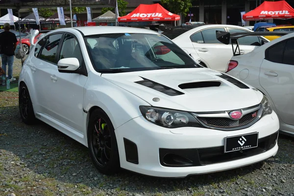 Quezon City Mayıs Bumper Tampon Araba Fuarında Subaru Wrx Mayıs — Stok fotoğraf