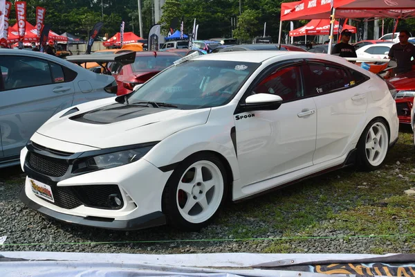 Quezon City May Honda Civic Bumper Bumper Car Show May — Stock Photo, Image