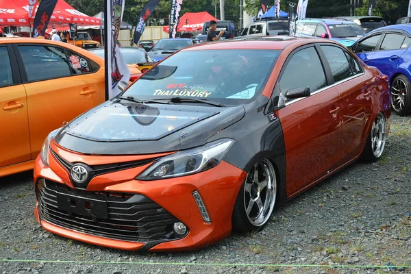 Quezon City Május Toyota Vios Bumper Bumper Car Show May — Stock Fotó