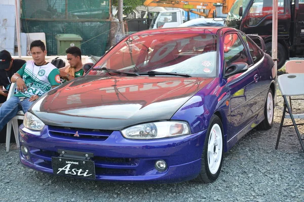 Quezon City May Mitsubishi Mirage Στο Bumper Bumper Car Show — Φωτογραφία Αρχείου