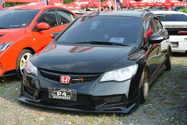 Quezon City Maio Honda Civic Bumper Bumper Car Show May — Fotografia de Stock
