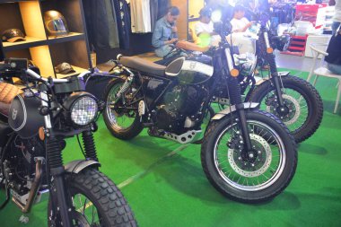 PASIG, PH - 20 Mayıs - 20 Mayıs 2023 Pasig, Filipinler 'de Ride Ph' de it motosikleti. Ride Ph, Filipinler 'de düzenlenen bir motosiklet gösterisi..