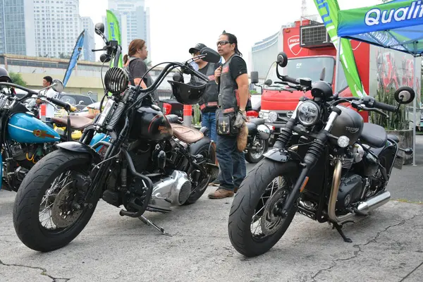 Pasig Mayıs Harley Davidson Motosikleti Mayıs 2023 Tarihinde Pasig Filipinler — Stok fotoğraf