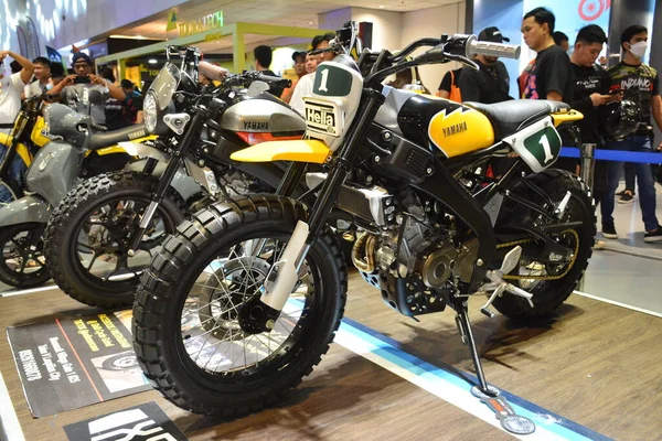 Pasay Apr Yamaha Motorkerékpár Makina Moto Show Április 2023 Pasay — Stock Fotó