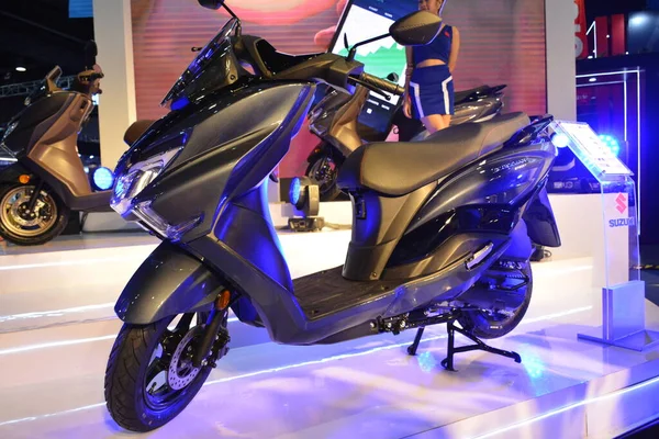 Pasay Apr Suzuki Burgman Makina Moto Show April 2023 Pasay — Stockfoto
