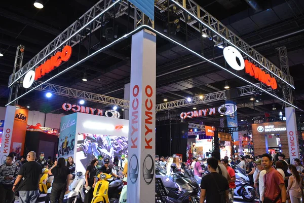 Pasay Apr Kymco Booth Makina Moto Show April 2023 Pasay — Stock Photo, Image
