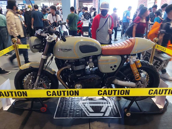 Pasay Rr16 2023年4月16日在菲律宾帕萨伊的熊本车展上的胜利摩托车 Makina Moto是在菲律宾举办的摩托车表演活动 — 图库照片